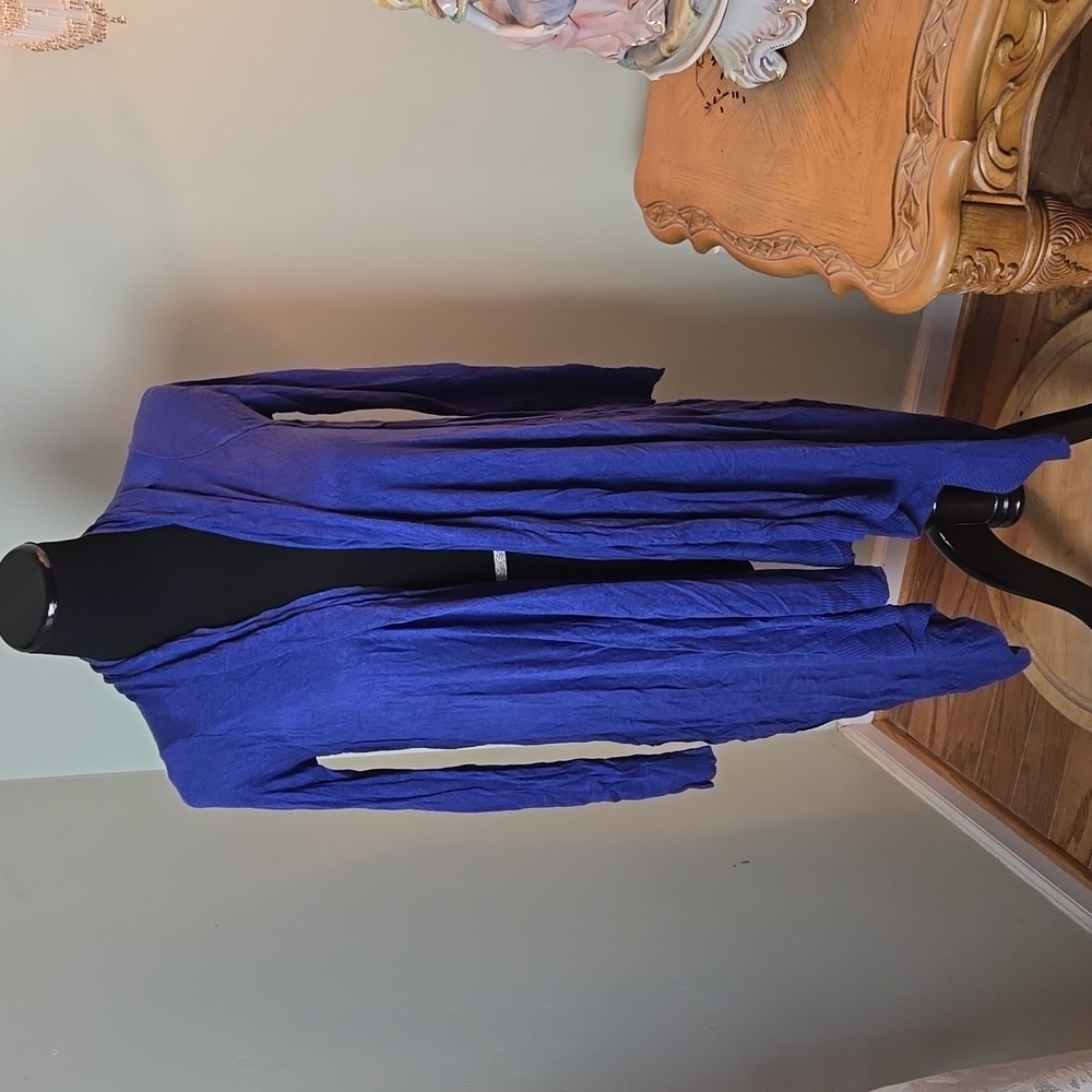 Ted Baker blue open front cardigan
